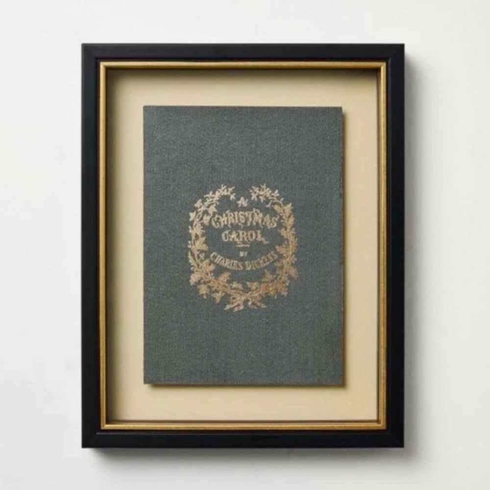 8"x10" Christmas Carol Framed Wall Art - Hearth & Hand™ with Magnolia NEW W/ TAG